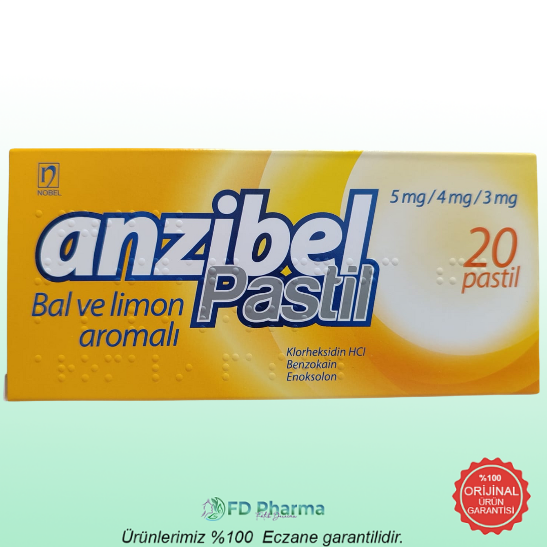 Anzibel Pastil Bal ve Limon 20 adet