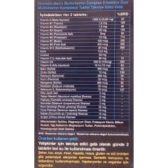 Nutraxin Men's Multi Vitamin Complex 60 Tablet