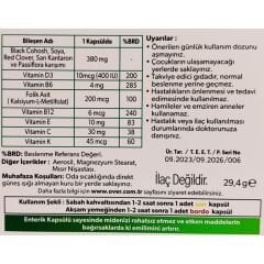 Dr. Over Black Cohosh Karayılan Otu 60 Kapsül