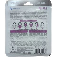 Hunca Care Collagen Kağıt Yüz Maske Yoğun Nemlendirme Hydration