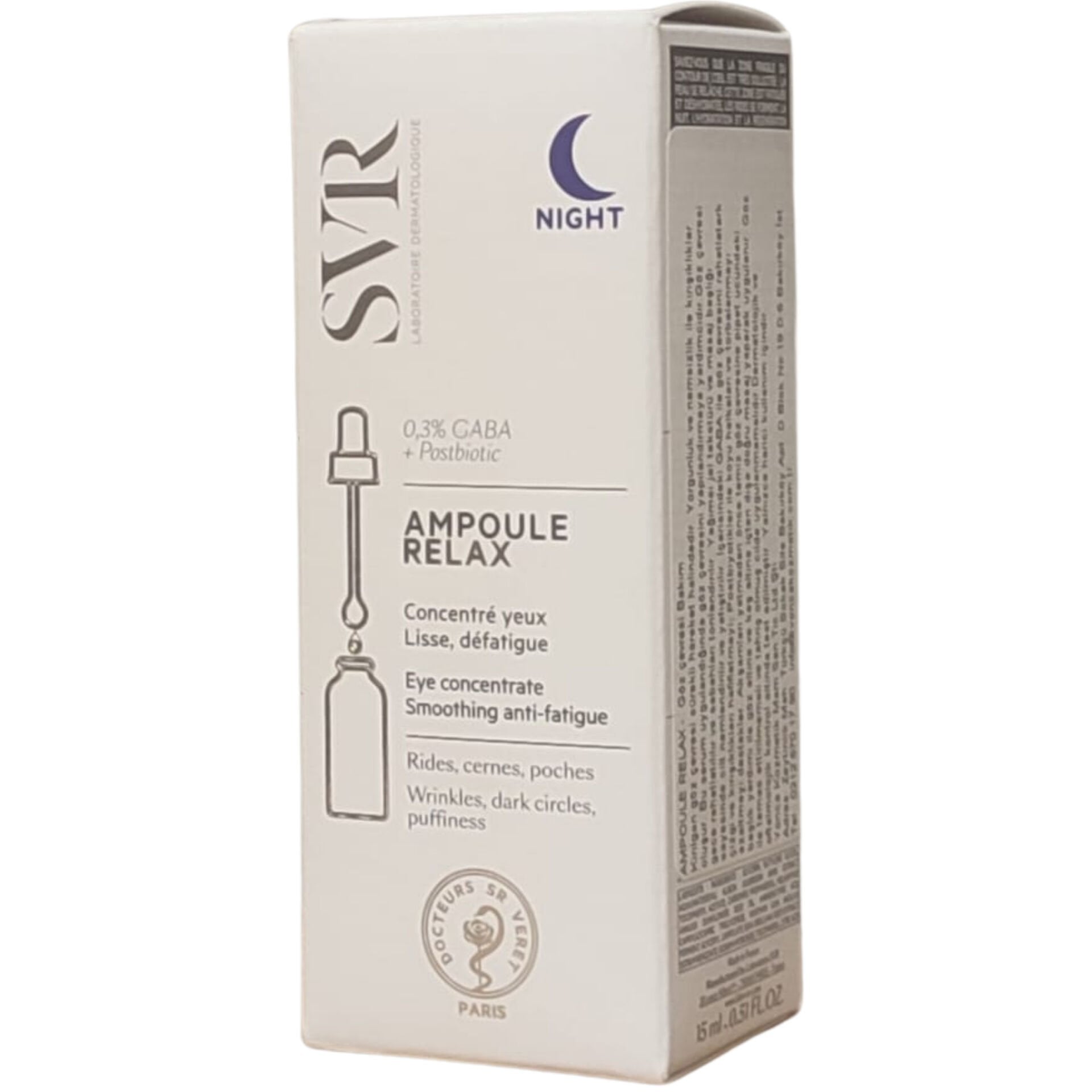 Svr Night Ampoule Relax Eye Concetrate 15 ml