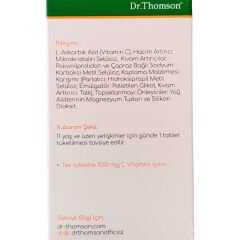 Dr.Thomson Vitamin C İçeren Takviye Edici Gıda 1000 mg 30 Tablet