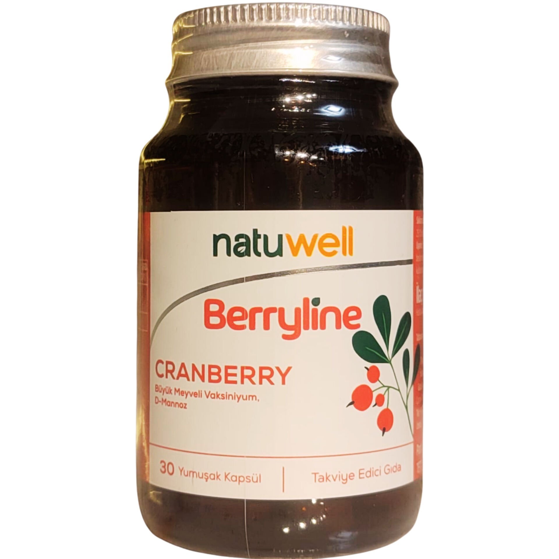 Natuwell Berryline Cranberry 30 Yumuşak Kapsül