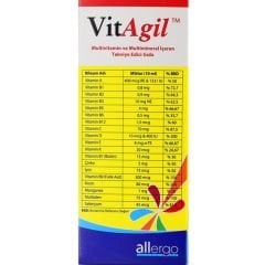 Vitagil Multivitamin Mineral Şurup 250 ml