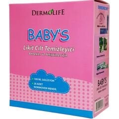 Dermolife Baby’s Likit Cilt Temizleyici 100 ml + 20 Adet Nonwoven Mendil