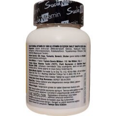 Suda Vitamin D3 1000 IU 100 Tablet