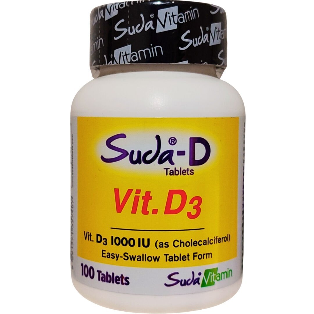 Suda Vitamin D3 1000 IU 100 Tablet