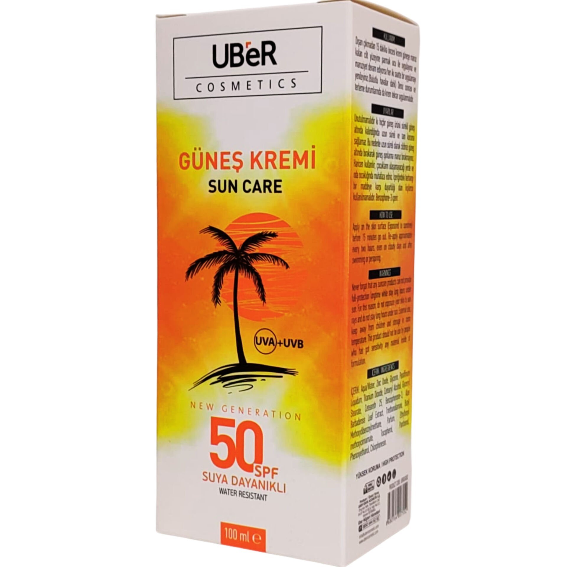 Uber Güneş Kremi SPF50 100 ml