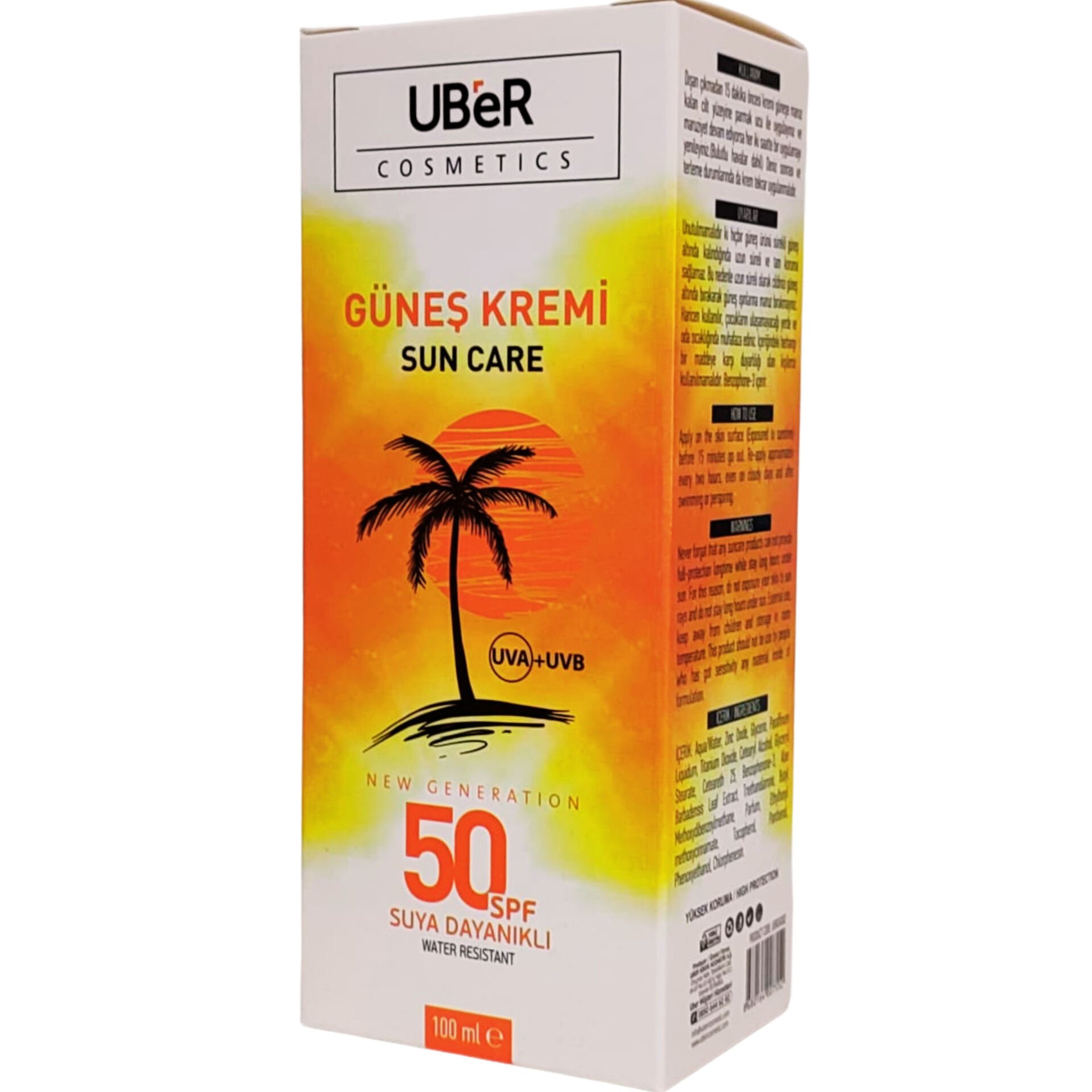 Uber Güneş Kremi SPF50 100 ml