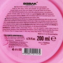 Bebak Gül Özlü El ve Vücut Nemlendirici Kavanoz Krem 200 ml