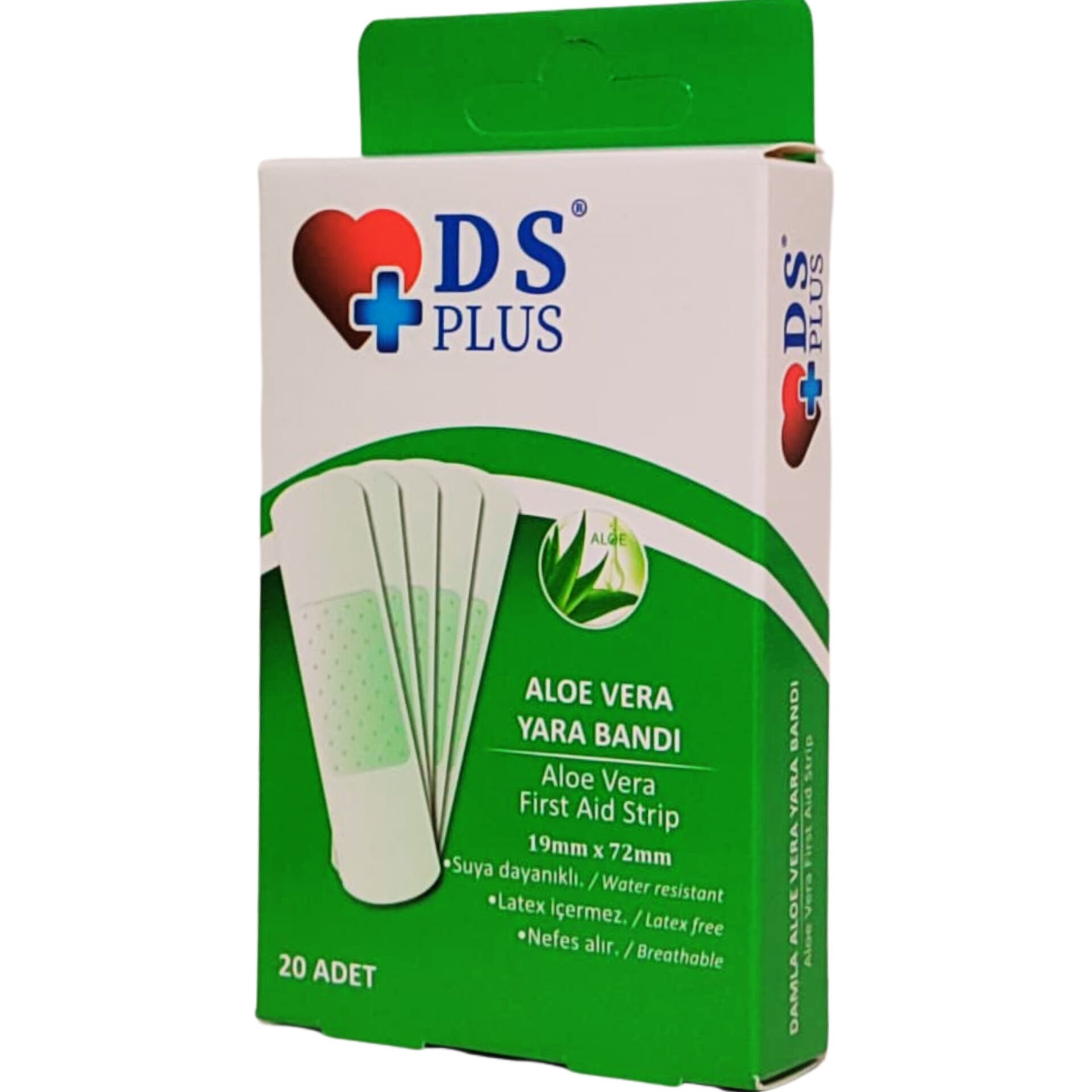 DS Plus Yarabandı Aloe Vera 20'li