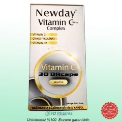 Newday Vitamin C Complex 30 Kapsül-Eski Ambalaj