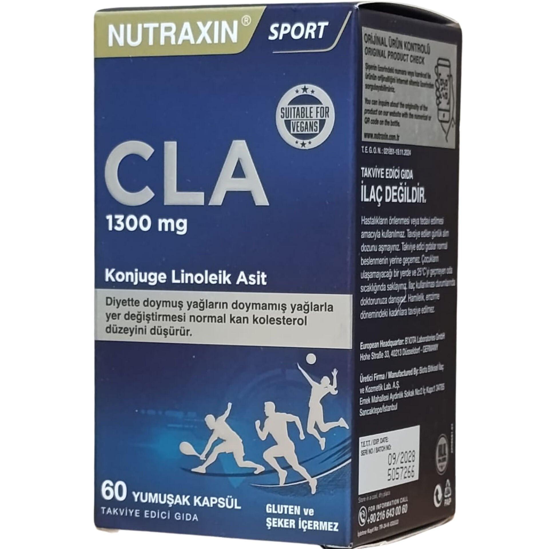 Nutraxin Quick Slim Tonalin CLA 1300 mg 60 Kapsül