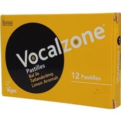 Vocalzone Ballı Limonlu Pastil 12'li