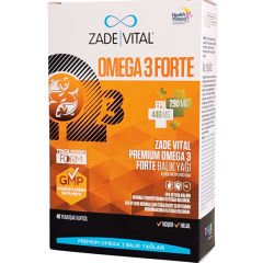 Zade Vital Omega 3 Forte 40 Yumuşak Kapsül