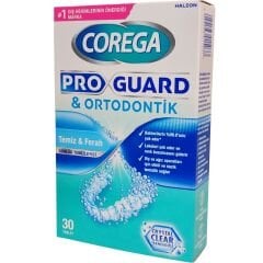Corega Pro Guard & Ortodontik Günlük Temizleyici 30 Tablet