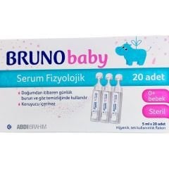 Bruno Baby Serum Fizyolojik 5 ml x 20 Flakon