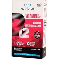 Zade Vital Vitamin B12 30 Yumuşak Kapsül