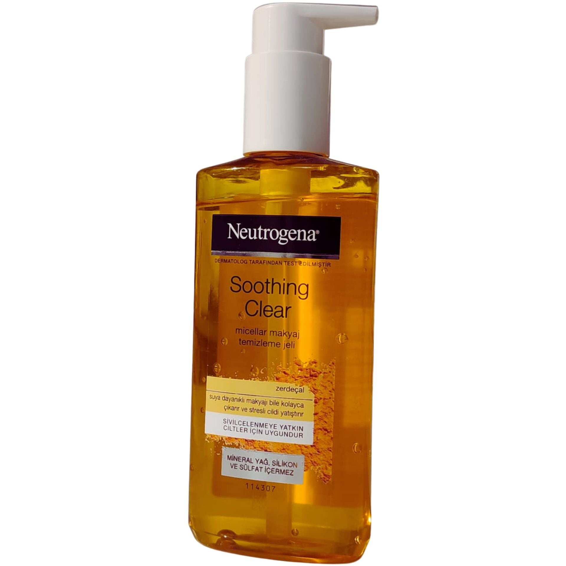 Neutrogena Soothing Clear Zerdeçal Özlü Makyaj Temizleyici 200 ml