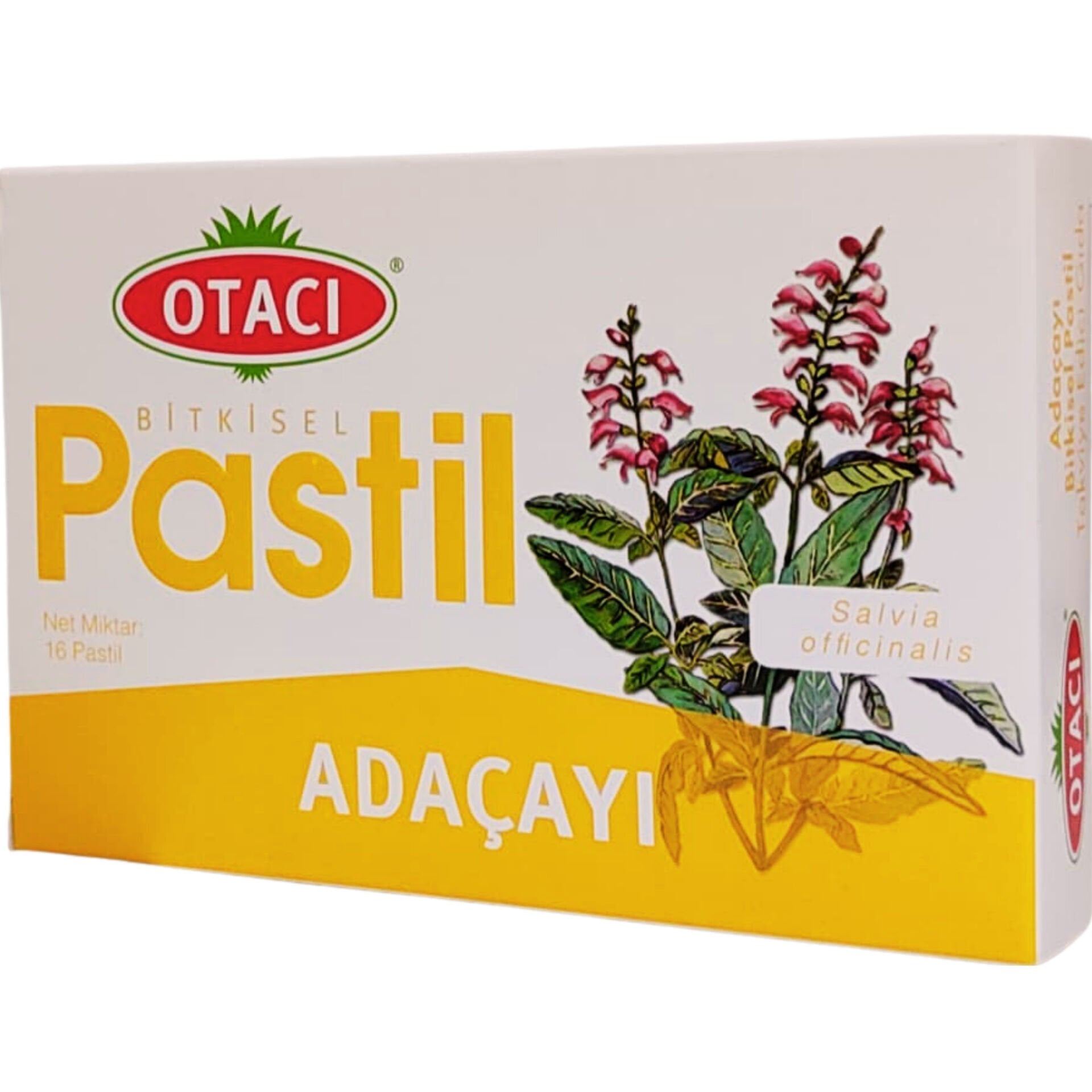 Otacı Bitkisel Adaçayı Pastil 16 Adet