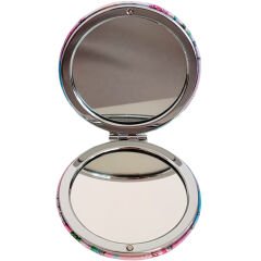 Simli Desenli Lüks Cep Aynası