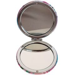 Simli Desenli Lüks Cep Aynası