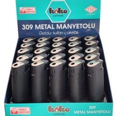 Koko Çakmak 309 Metal Manyetolu Doldur Kullan Çakmak