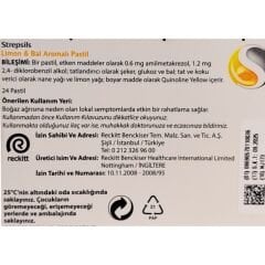 Strepsils Bal & Limon 24 Pastil