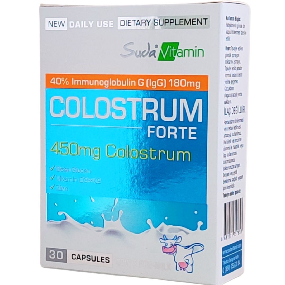 Suda Vitamin Colostrum Forte 30 Kapsül