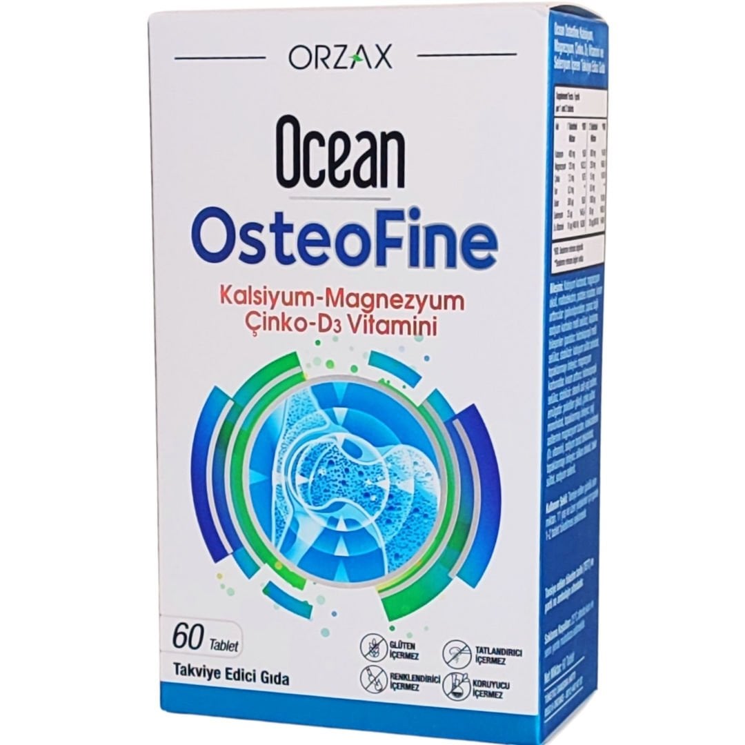 Orzax Ocean OsteoFine Takviye Edici Gıda 60 Tablet