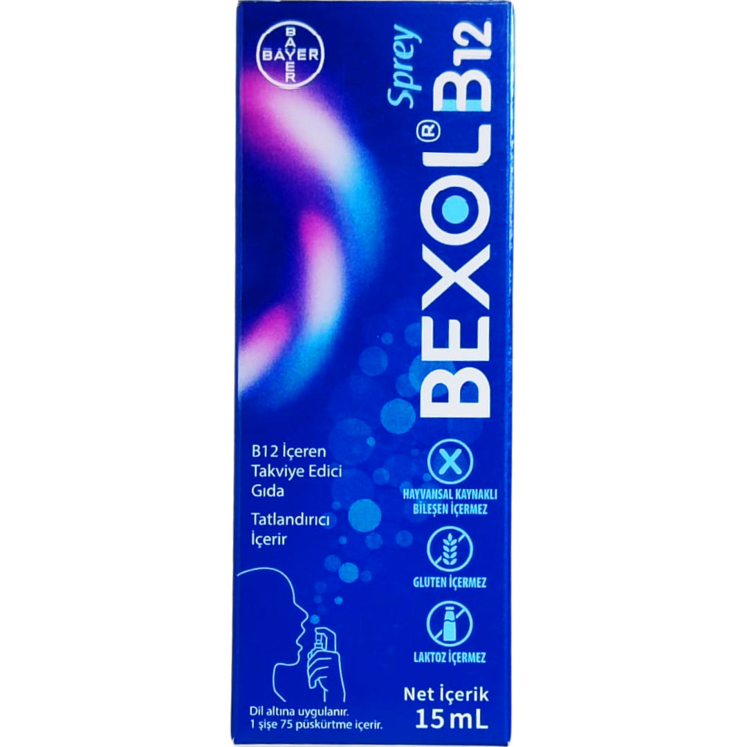Bexol Vitamin B12 1000 mcg Sprey 15 ml