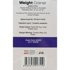 Collagen Life Weight Gainer Kolajen Destekli Çikolata Aromalı Protein Tozu 230 gr