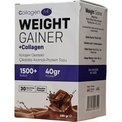 Collagen Life Weight Gainer Kolajen Destekli Çikolata Aromalı Protein Tozu 230 gr
