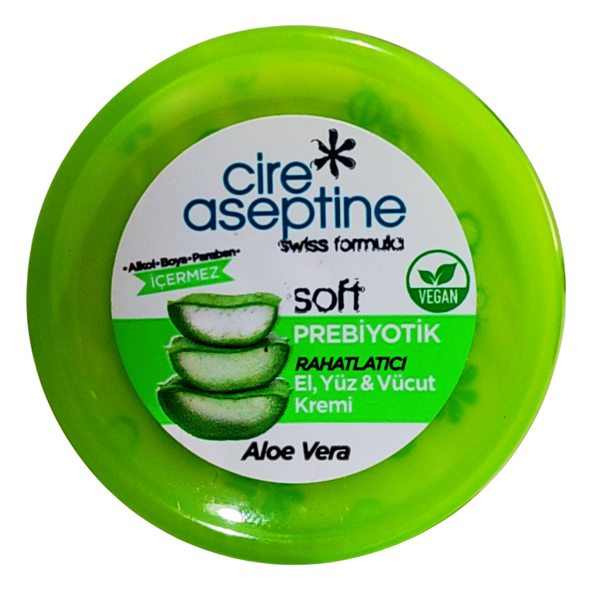 Cire Aseptine Soft Prebiyotik Aloe Vera El Yüz ve Vücut Kremi 30 ml