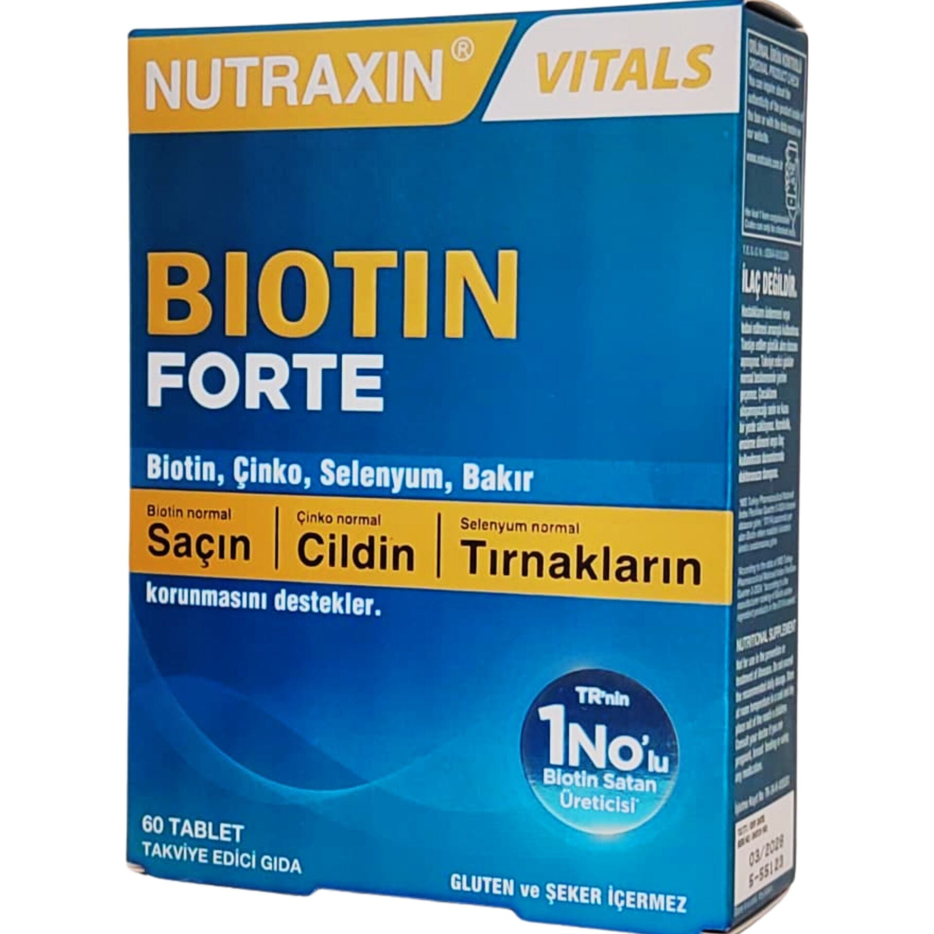 Nutraxin Vitals Biotin Forte 60 Tablet