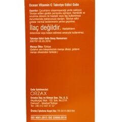 Ocean Vitamin C 1000 mg + Bioflavonoidler 60 Tablet – 30+30 Kampanyalı Paket