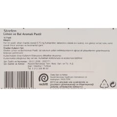 Strefen Intensive Limon ve Bal Aromalı Pastil 16 Adet