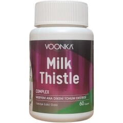 Voonka Milk Thistle Meryem Ana Dikeni Tohum Ekstresi İçeren Takviye Edici Gıda 60 Kapsül