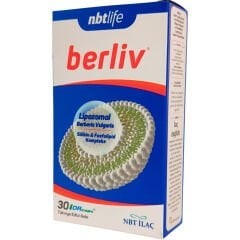 NBT Life Berliv 30 Kapsül – Berberin (Kadın Tuzluğu), Deve Dikeni ve Fosfatidilkolin İçeren Takviye Edici Gıda