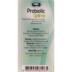 NBL Probiotic Optima 30 Çiğneme Tableti