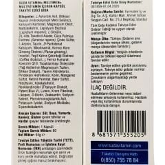 Suda Vitamin Multimen For Men Multivitamin 60 Bitkisel Kapsül