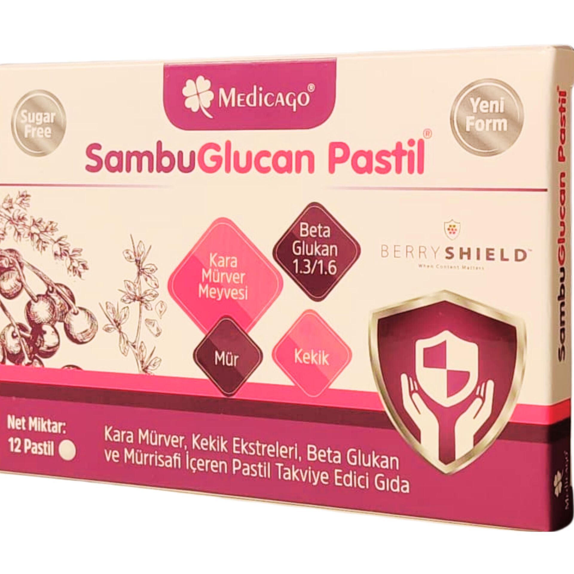 Medicago SambuGlucan 12 Pastil
