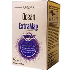 Orzax Ocean ExtraMag Threog Takviye Edici Gıda 60 Tablet