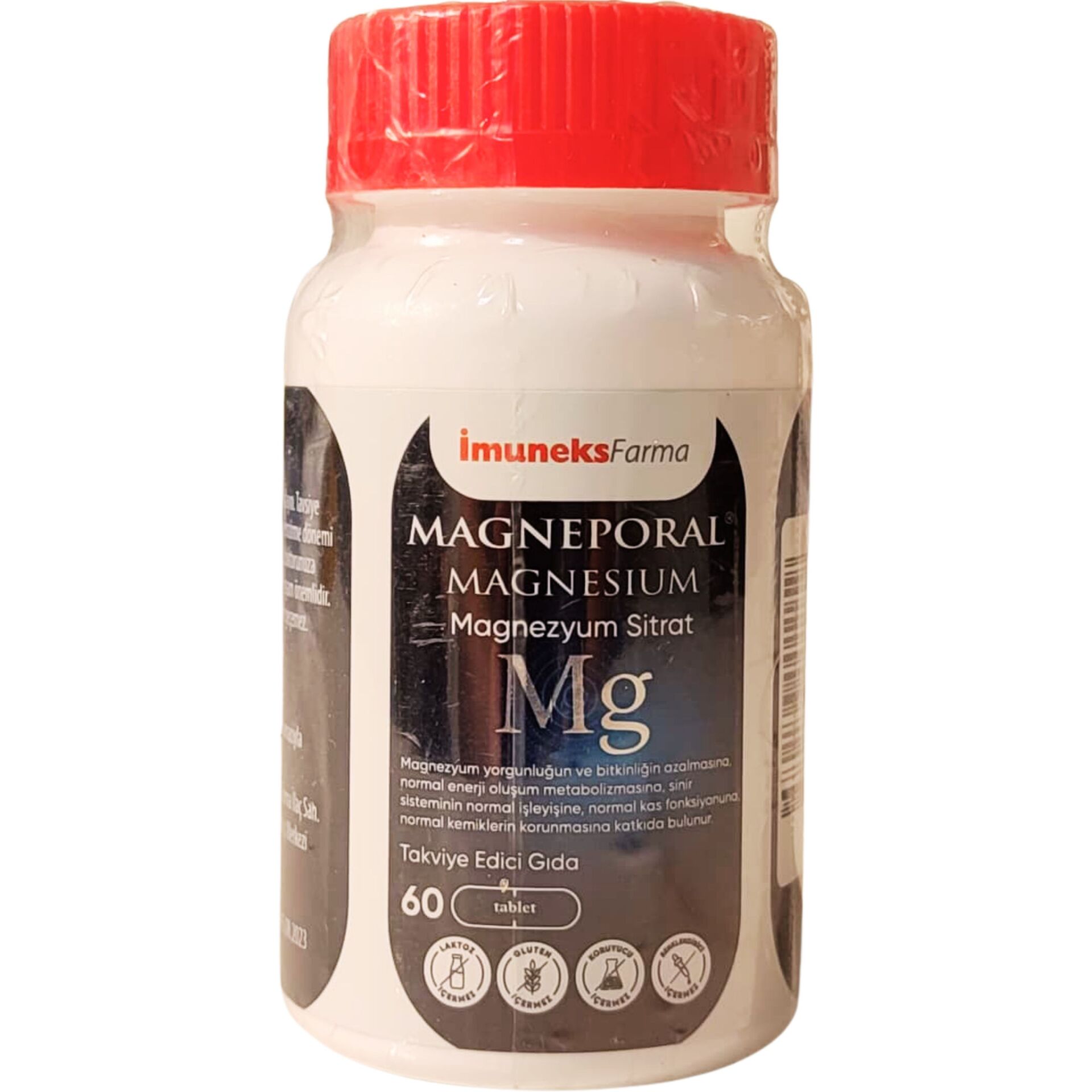 Magneporal Magnesium Sitrat 200 mg 60 Tablet