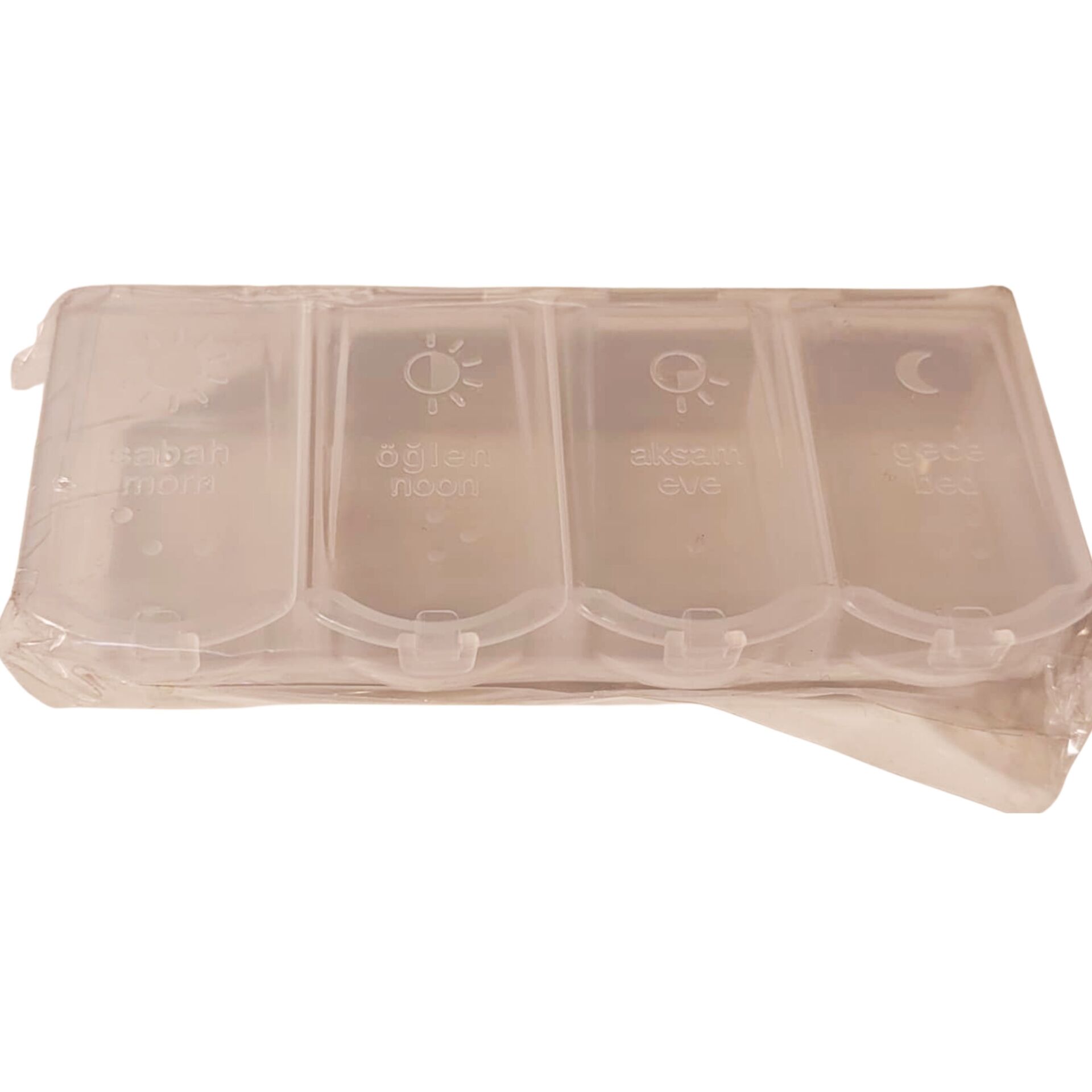 Günlük İlaç Saklama Kutusu Şeffaf