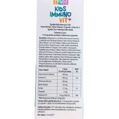 Zynde Kids Immuno Vit+ Şurup 150 ml