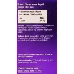 Ocean L-Teanin 200 mg 30 Kapsül