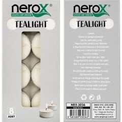 Nerox Tealight Mum 8 Adet