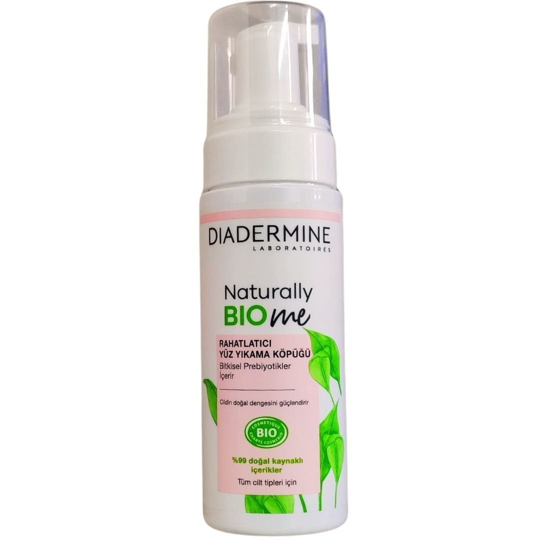 Diadermine Naturally Bio Me Rahatlatıcı Yüz Yıkama Köpüğü 150 ml