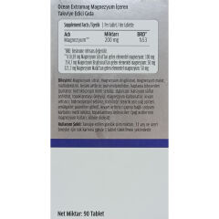 Orzax Ocean ExtraMag Üçlü Magnezyum Kombinasyonu 90 tablet Avantajlı Paket